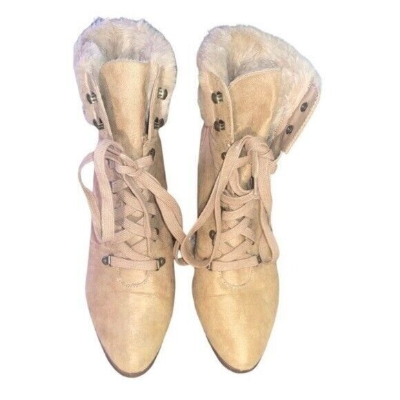 Bamboo Women’s Fur Boots Size 9 - Picture 9 of 12